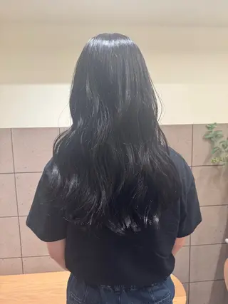 ロング カラー ゆ う あのヘアスタイル