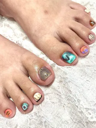 ネイル Nail ヌシん家 AKANEのネイルデザイン