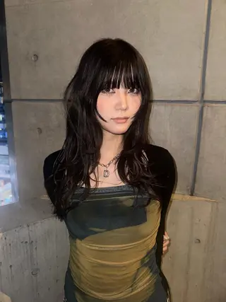 ミディアム Hiroto/表参道 /暗髪/モード♠️のヘアスタイル