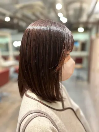 ミディアム ブリーチなしカラー/ パーマ/おとは🦖♡のヘアスタイル