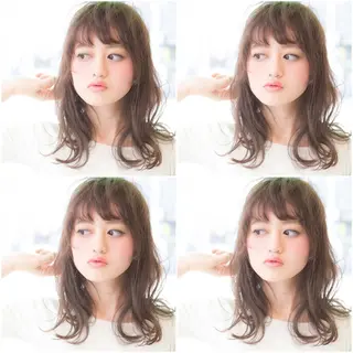 セミロング カラー タナカ *歴10年以上*のヘアスタイル