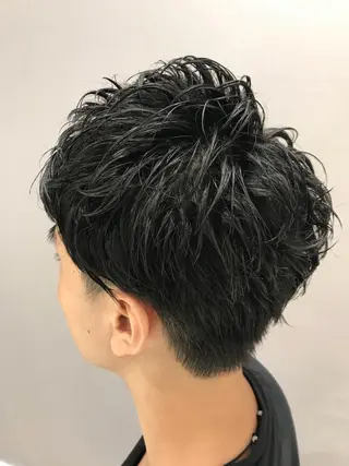 パーマ メンズ ✨ブリーチ/エクステ 豊住 光輝✨のヘアスタイル