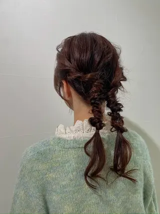 ヘアアレンジ neu. reinaのヘアスタイル