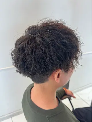 パーマ メンズ 八木菜美 /似合わせ/艶カラーのヘアスタイル