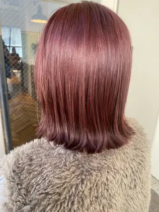 ショート カラー misa🫧ナチュラ ル縮毛矯正/髪質改善のヘアスタイル