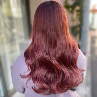 ロング カラー ブリーチなしカラー kana🐱のヘアスタイル