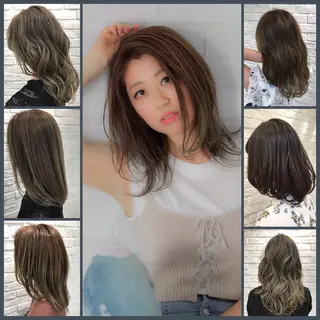 セミロング カラー パーマ ヘアアレンジ メンズ キッズ ネイル マツエク・マツパ 🎗美髪艶髪🫧髪質 改善特化🥇菊地のヘアスタイル