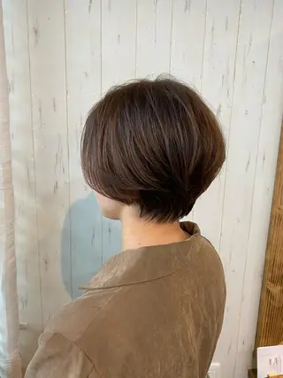ショート カラー [店長]加地 峻のヘアスタイル