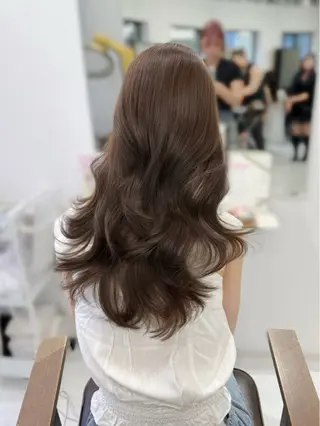 ロング カラー 韓国ヘア×髪質改善 /yoshikaのヘアスタイル