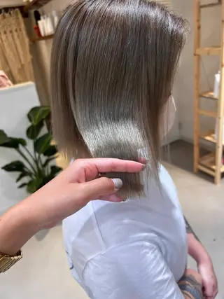 ミディアム ココルアナ 豊中美容室のヘアスタイル