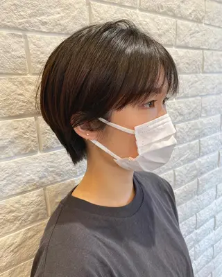 ショート 艶感🫧透明感カラー YUKARIのヘアスタイル