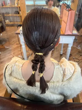セミロング ヘアアレンジ Topstylist YUKIのヘアスタイル