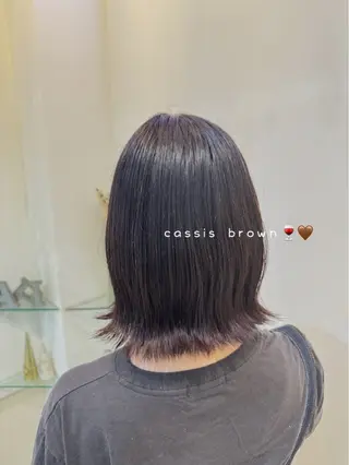 カラー 透明感カラー🧁🩰 🫧仲松良菜🎀のヘアスタイル
