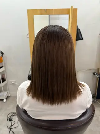 ミディアム レナ/原宿/レイヤー ダブルカラーのヘアスタイル