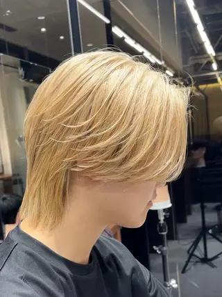 カラー メンズ 菅野 心悠/メンズヘアのヘアスタイル