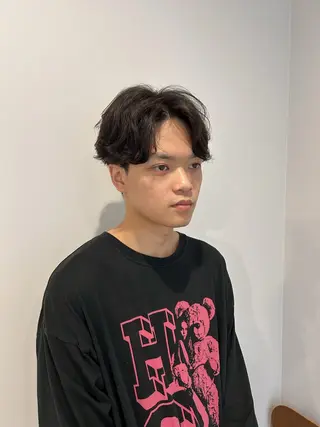 パーマ メンズ 川端 明莉のヘアスタイル