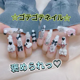 ネイル princess スカルプ専門店のネイルデザイン