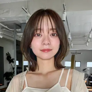 ミディアム カラー/レイヤー /カット泉谷七登のヘアスタイル