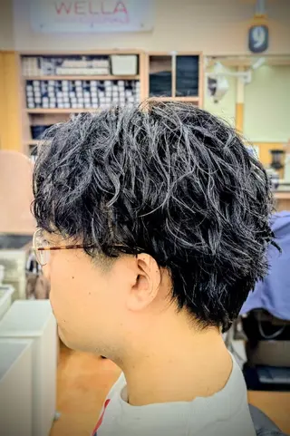 ミディアム 理容プラージュ燕三条 福井のヘアスタイル