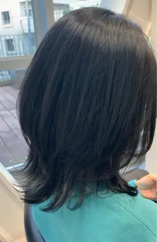 ミディアム ✨透明感カラー✨髪質 改善✨国分魚生のヘアスタイル