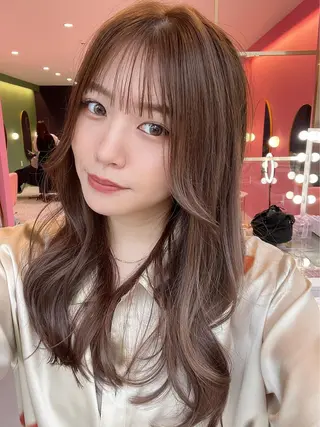 セミロング MIRIM栄 野田航生のヘアスタイル
