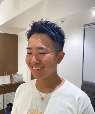ショート メンズ ハードパーマ Rico💜のヘアスタイル