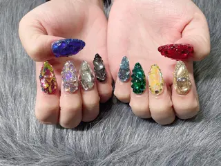 ミディアム ネイル 《LB》ラブリエ Nail&eyeのマツエク・マツパデザイン