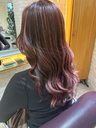 カラー momoha 『モテヘア🍓』のヘアスタイル