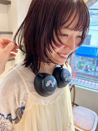 ミディアム カラー カラーリスト IKUHOのヘアスタイル