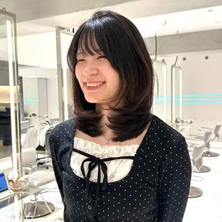 ミディアム ココナ./ 艶っぽカラー🐏のヘアスタイル