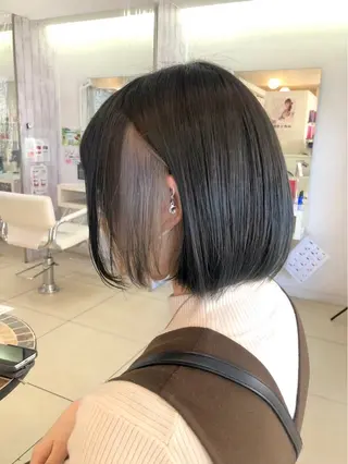 ショート [髪質改善カラー] 佐藤唯花🦋のヘアスタイル