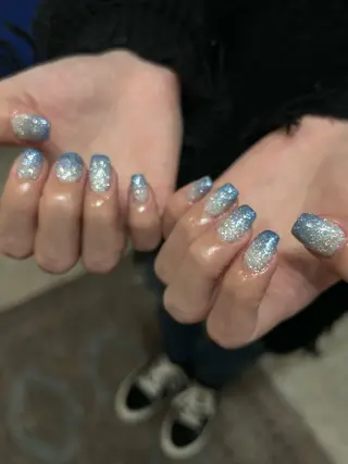 ネイル 0203ムニムサン 💙Mizuhoのネイルデザイン