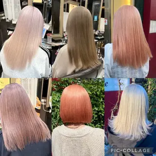カラー 🫧ハイトーン/ ペールカラー🕊♡雛のヘアスタイル