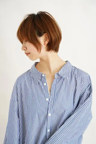 ショート カラー エイジングケア特化 美容師✂️山崎竜二のヘアスタイル