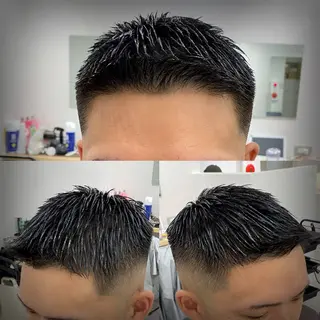 ショート メンズ 鉄尾 竜馬のヘアスタイル