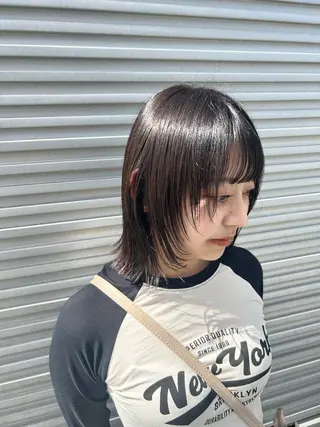 ミディアム カラー レイヤー/ブリーチ/ 渋谷/ルル🌿のヘアスタイル