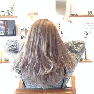 セミロング カラー 辨天 勇介のヘアスタイル