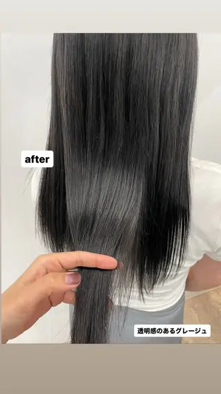 カラー 美髪縮毛/インナー カラー ERINA✨のヘアスタイル