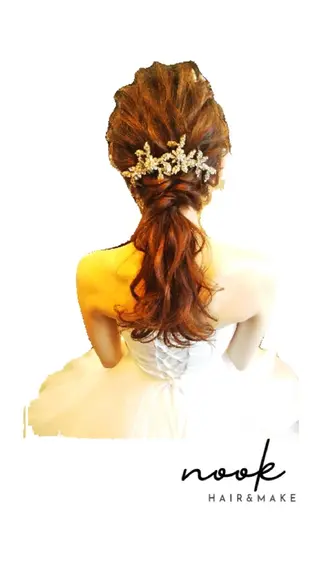 ヘアアレンジ hair&make nookのヘアスタイル