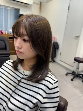 ミディアム カラー 似合う髪型が 分からない方へのヘアスタイル