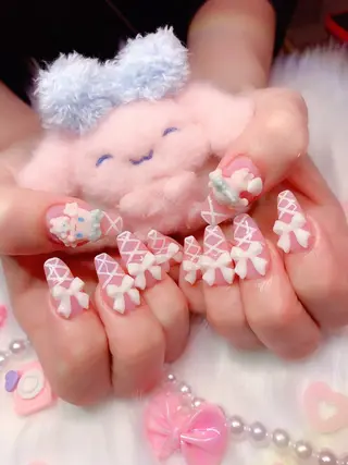 ネイル 3Dアートネイル💗 都築レナのネイルデザイン