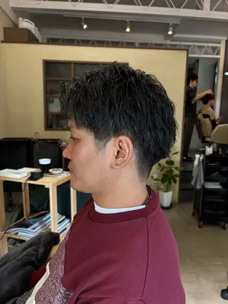 ショート メンズ 鹿児島 TSUBASAのヘアスタイル