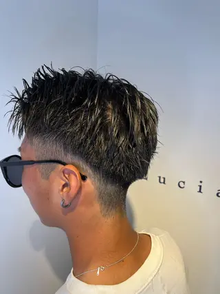 ショート メンズ 李 泰宇のヘアスタイル