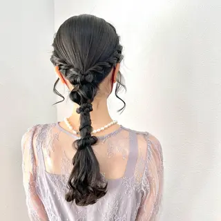 ロング カラー ヘアアレンジ Emma ecole所属・Emma ecole /栄/RIOのヘアスタイル