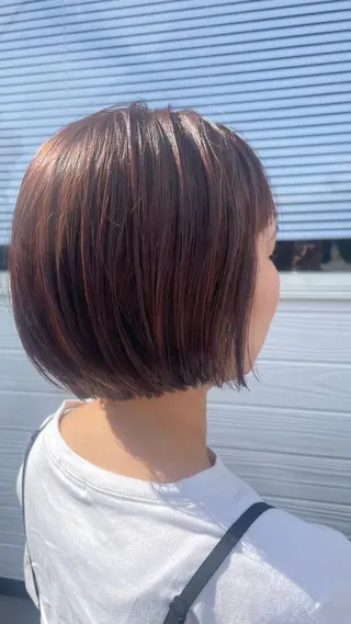 ショート ビヨウシツトリコ よねたにみなのヘアスタイル