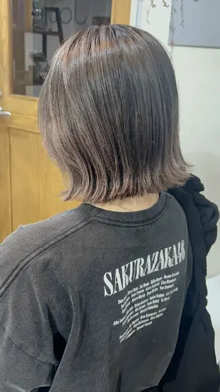 ショート ボブ人気No,1✨ TAME副店長のヘアスタイル