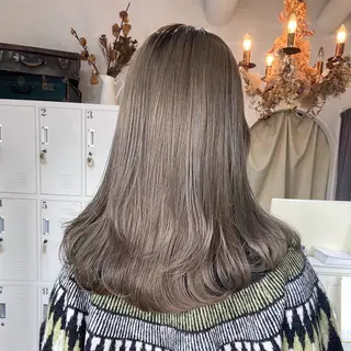 ロング カラー スズナ♡ 透明感カラー✩.*˚のヘアスタイル