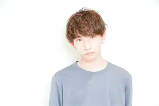 メンズ メンズパーマ 国安晃平のヘアスタイル