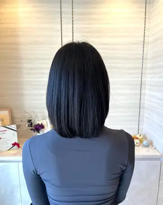 ミディアム 佐藤 華音のヘアスタイル