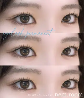 マツエク・マツパ Twinkle 恵比寿店・nem.room所属・nem.room 恵比寿まつパのマツエク・マツパデザイン